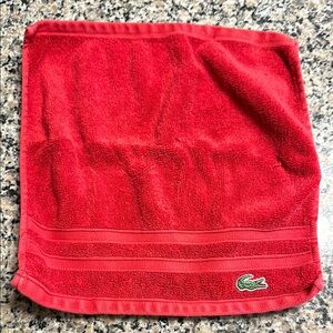 Lacoste Red Towel